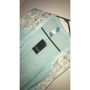 Minty blue cardigan